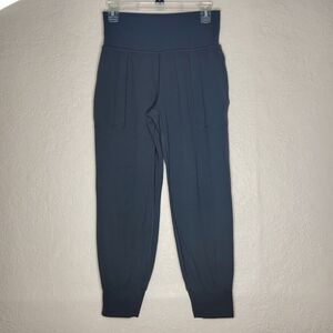 Athleta Salutation High Rise Jogger Womens Small Petite Blue Athleisure Lounge